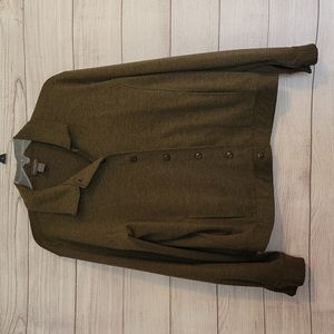 Van Heusen Shacket style Olive button up jacket - Size Large